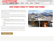 Tablet Screenshot of imetrade.com